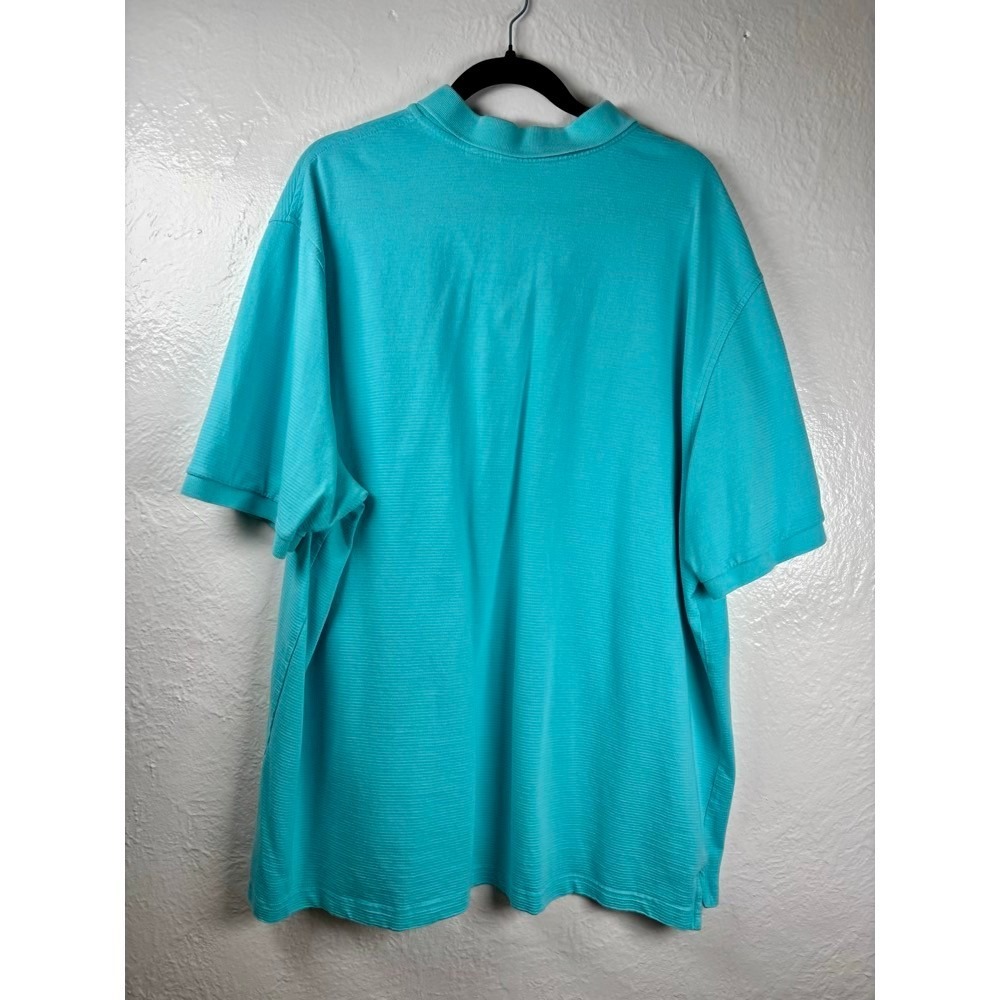Lot of 2 IZOD Mens 2XLT Polo Shirts Turquoise Navy Golf Weekend Dad Athleisure - Picture 3 of 16